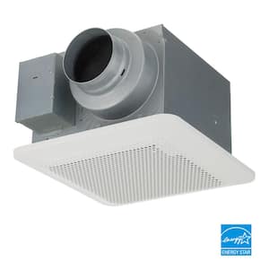 Whisper Choice Auto DC Pick-A-Flow 80/110 CFM Ceiling Bathroom Exhaust Fan with Humidity Sense and Flex-Z Fast Bracket