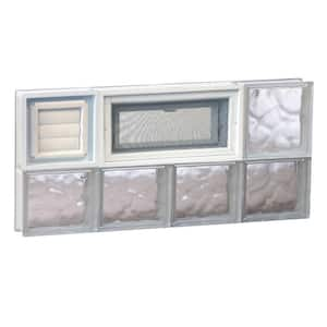 Hy-Lite 47 in. x 11 in. Acrylic Block Picture Vinyl Window White Glacier  Wave 9PW4711V1500WHG - The Home Depot