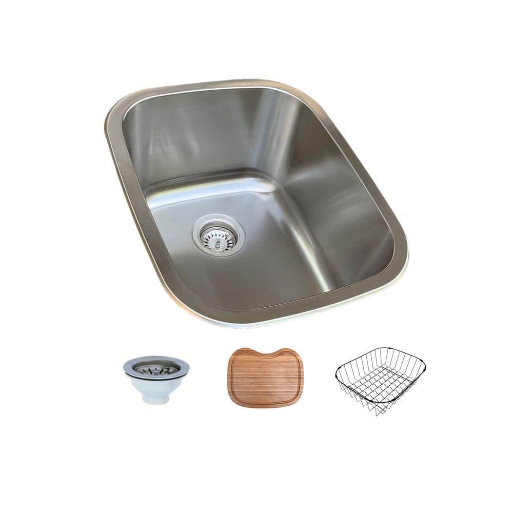 18 Gauge Stainless Steel 17 in. Dual Mount Bar Sink price history on PriceWatchPro