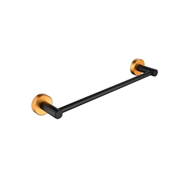 Flynama 6-Piece Bath Hardware Set Included Mounting Hardware in Matte Black Gold