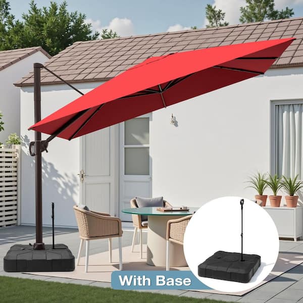 11 ft cantilever patio umbrella cover Treasure Garden 11' Octagon Cantilever Umbrella Replacement Canopy