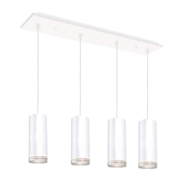 Cameo 25-in White 4-Light Multi Pendant