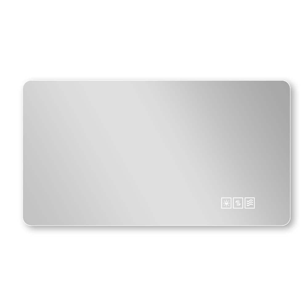 24 in. W x 48 in. H Rectangular LED Bathroom Mirror with Anti-Fog Dimming and 3-Color Lighting price history on PriceWatchPro