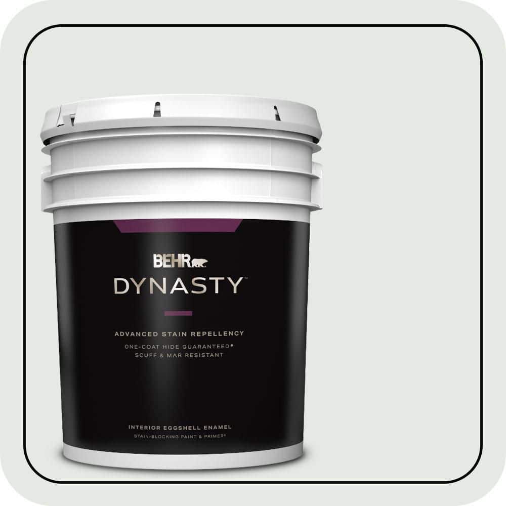 5 gal. #BL-W07 Wind Chill Eggshell Enamel Interior Stain-Blocking Paint & Primer price history on PriceWatchPro