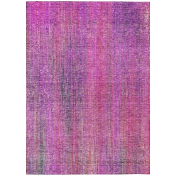 Addison Rugs Chantille ACN552 Lilac 8 ft. x 10 ft. Machine Washable Indoor/Outdoor Geometric Area Rug