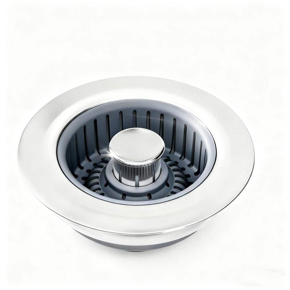 Stainless Steel Sink Drain Strainer with Anti-Clogging Basket for indoor Outdoor Sink Drain Holes, Silver (1-Pack) price history on PriceWatchPro