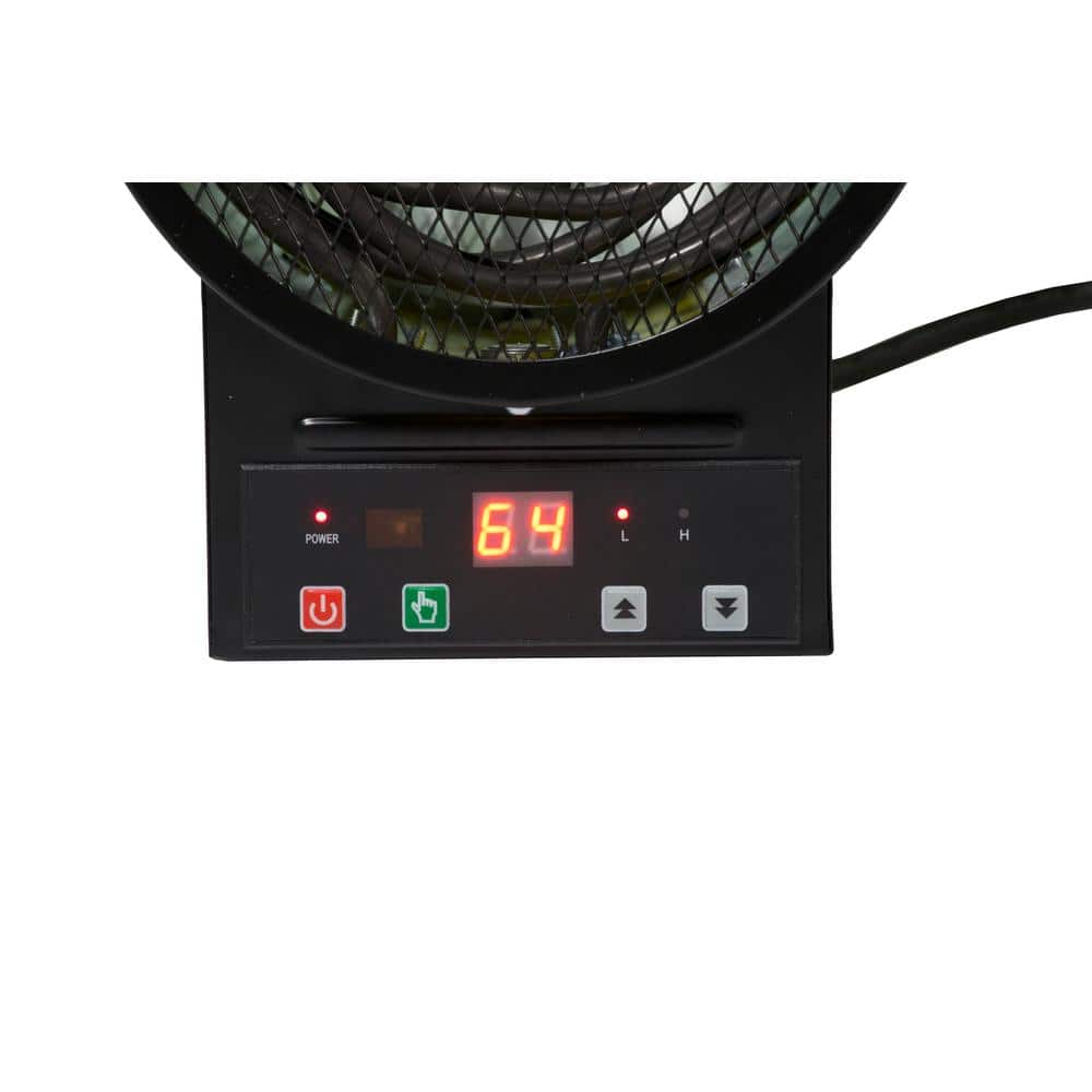 Heavy Duty Yellow Electric Forced Air Heater with Remote Control
