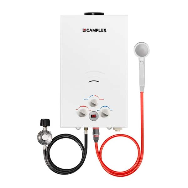 CAMPLUX 2.64 GPM 68,000 BTU Outdoor Portable Propane Tankless Water ...