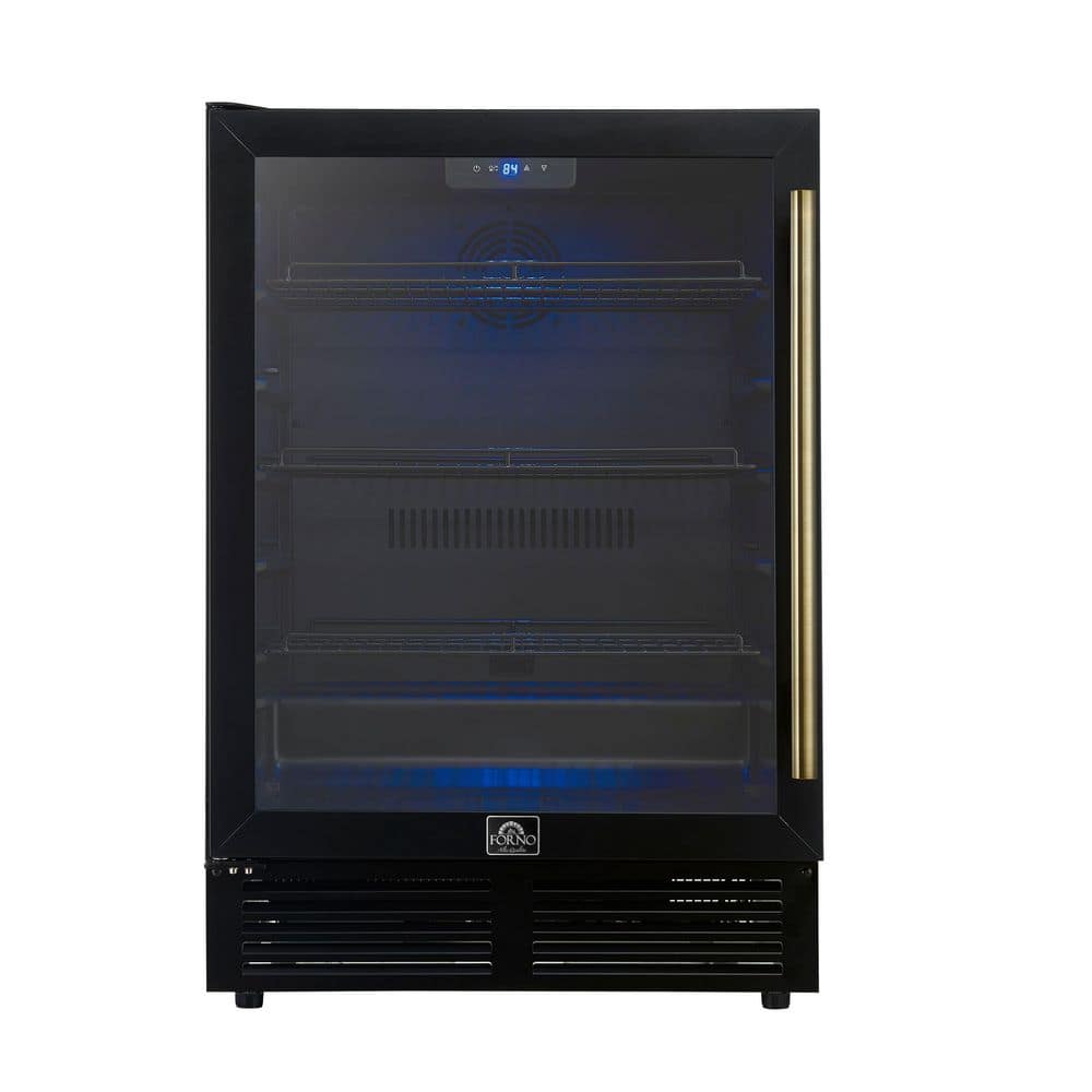 Frescolino 24 Inch Beverage Cooler, Black with Antique Brass Handles price history on PriceWatchPro