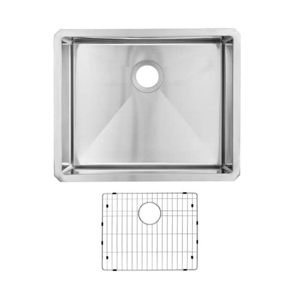 CHESHIRE 23 in. Handmade Tiny Radius Undermount Single Bowl