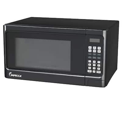 Farberware Classic 0.7 cu. ft. 700-Watt Countertop Microwave Oven in Black  FMO07ABTBKA - The Home Depot