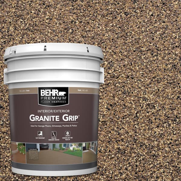 BEHR PREMIUM 5 Gal. #GG-16 Baltic Stone Decorative Flat Interior ...