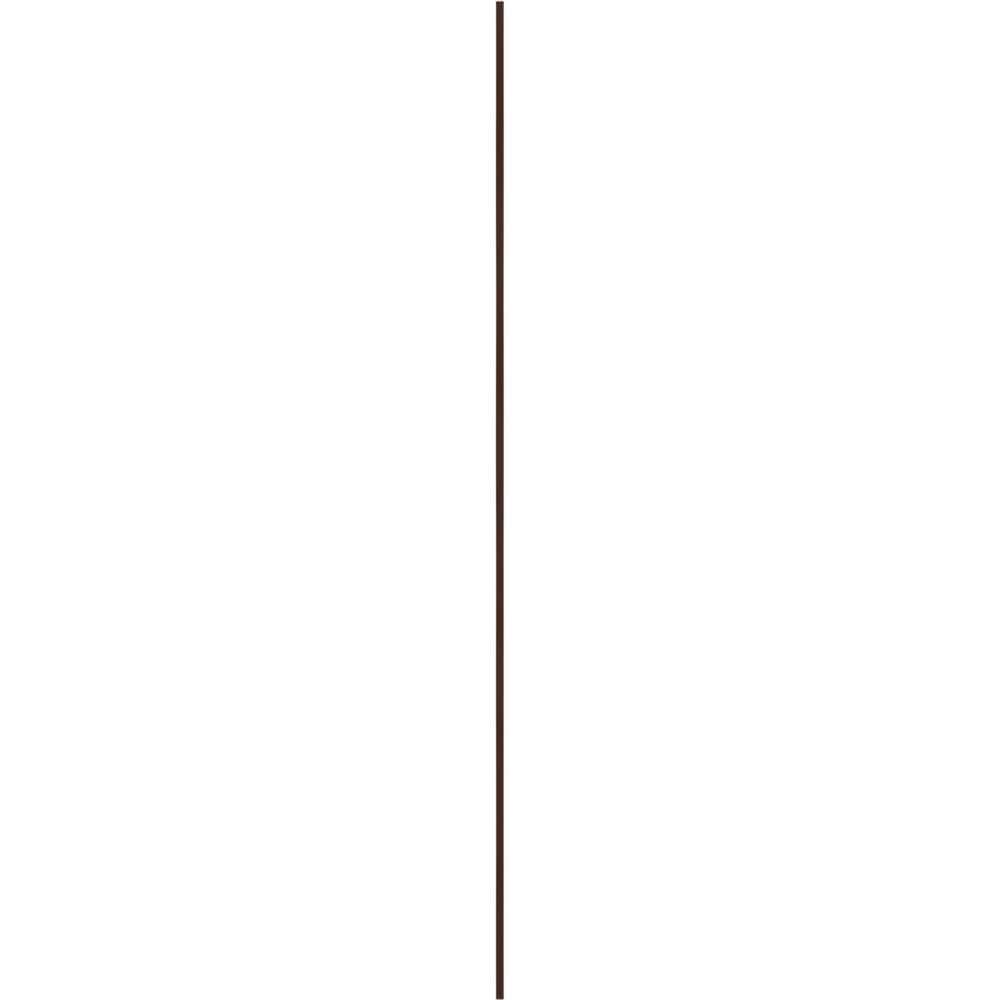 Walnut Adjustable Decorative Wood Slat Wall Panel Kit, 47" Height