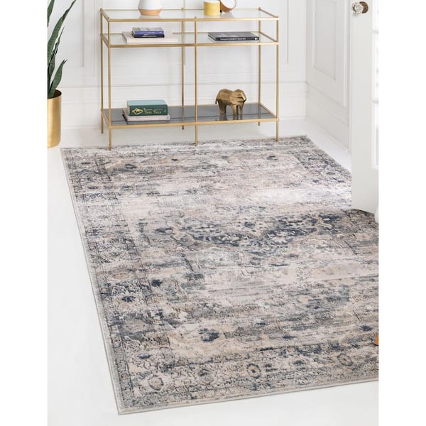 Portland Canby Ivory/Gray 10 ft. x 14 ft. Area Rug
