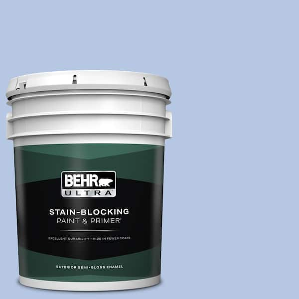 BEHR ULTRA 5 gal. #590A-3 Beautiful Dream Semi-Gloss Enamel Exterior Paint & Primer