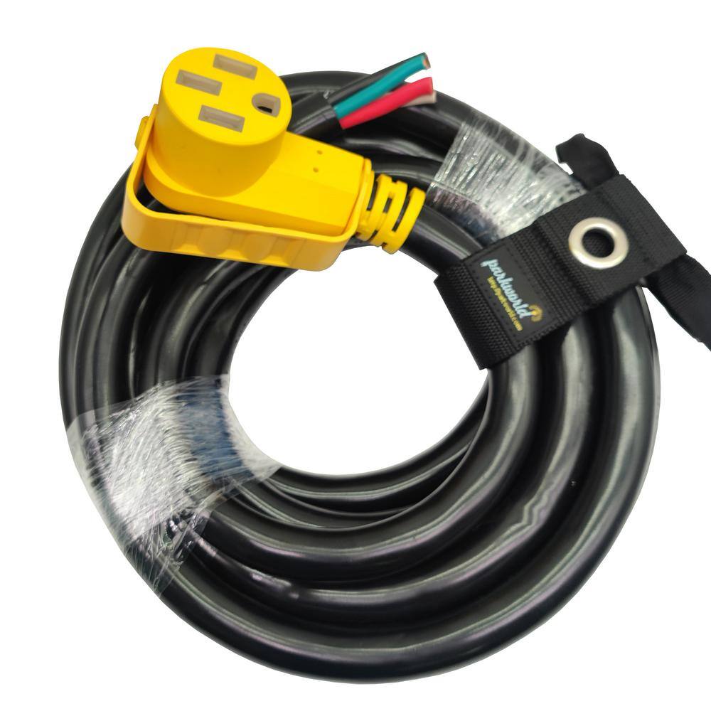 25 ft. 6/3+8/1 50 Amp 125/250-Volt NEMA 14-50R Female Connector to 4-Wires Replacement Power cord with Handle, Black price history on PriceWatchPro