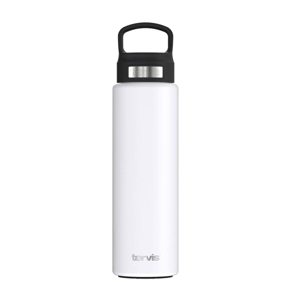 Simple Modern Winter White Summit Water Bottle with Straw Lid - 32oz