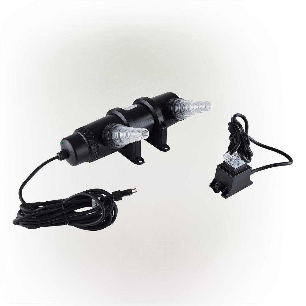9-Watt Black UV Clarifier for Outdoor Water Features