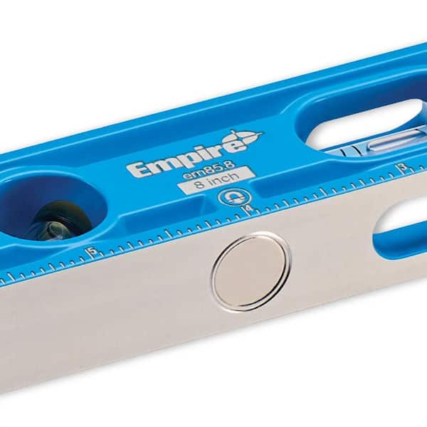 Milwaukee 8in. True Blue Die Cast Torpedo Level EM85.8 - The Home