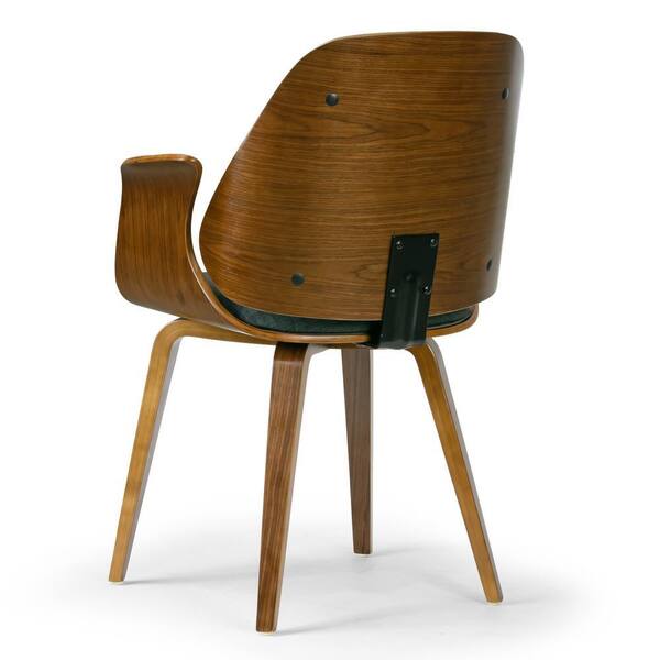 yamane.zzz--- Bentwood chair ③ Glamour Home Amaya Walnut Finish with Charcoal Fabric Upholstery