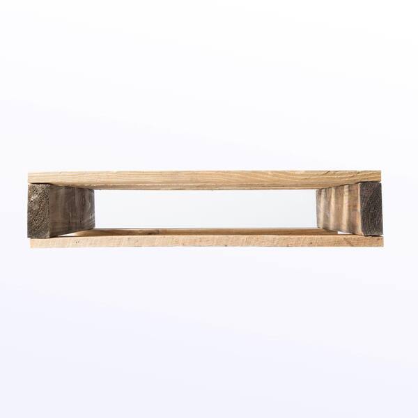 Crates & Pallet - 24 in. x 24 in. x 5 in. Reclaimed Wood Quarter Pallet