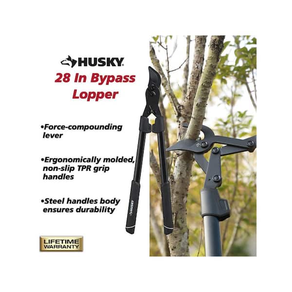 Husky 28 in. Bypass Lopper Husky-1 - The Home Depot