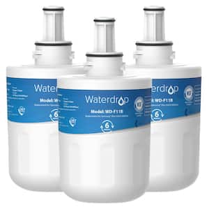 WD-DA29-00003G Refrigerator Water Filter, Replacement for Samsung DA29-00003G, DA29-00003B, Aqua-Pure Plus, 3-pack