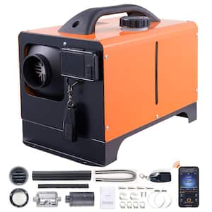 5-KW Diesel Air Heater, Bluetooth App Control All-in-1, Diesel Heater with Automatic Altitude Adjustment, Remote Control