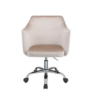 Cosgair Champagne Velvet Office Chair