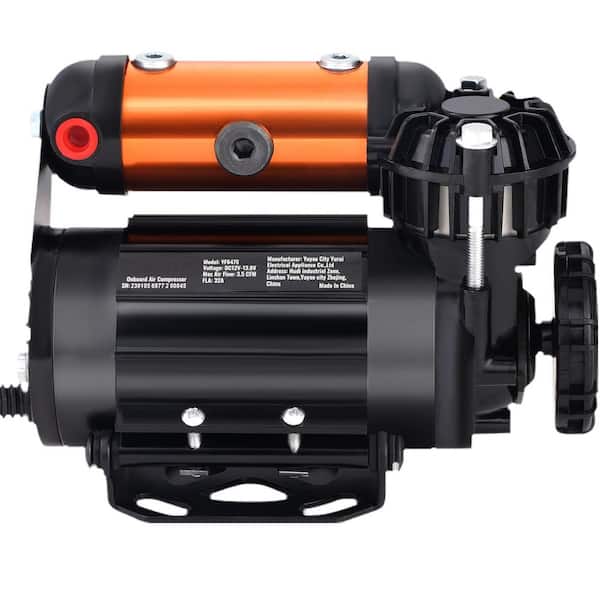 Onboard Air Compressor Kit, 150 PSI Offroad Air Compressor, Portable Tire Inflator Heavy Duty 3. 5CFM Air Pump for Jeep