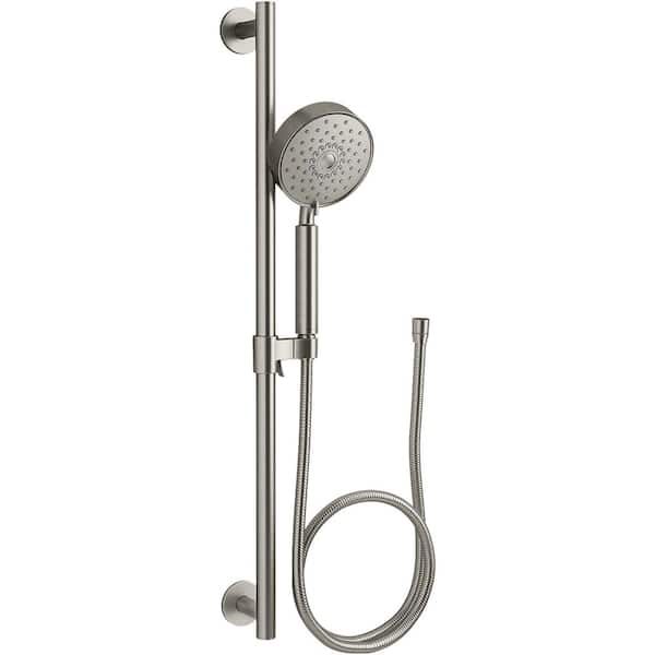 Kohler Purist 3 Spray Patterns Round Handheld Shower Head 25 Gpm In Vibrant Brushed Nickel K 7910