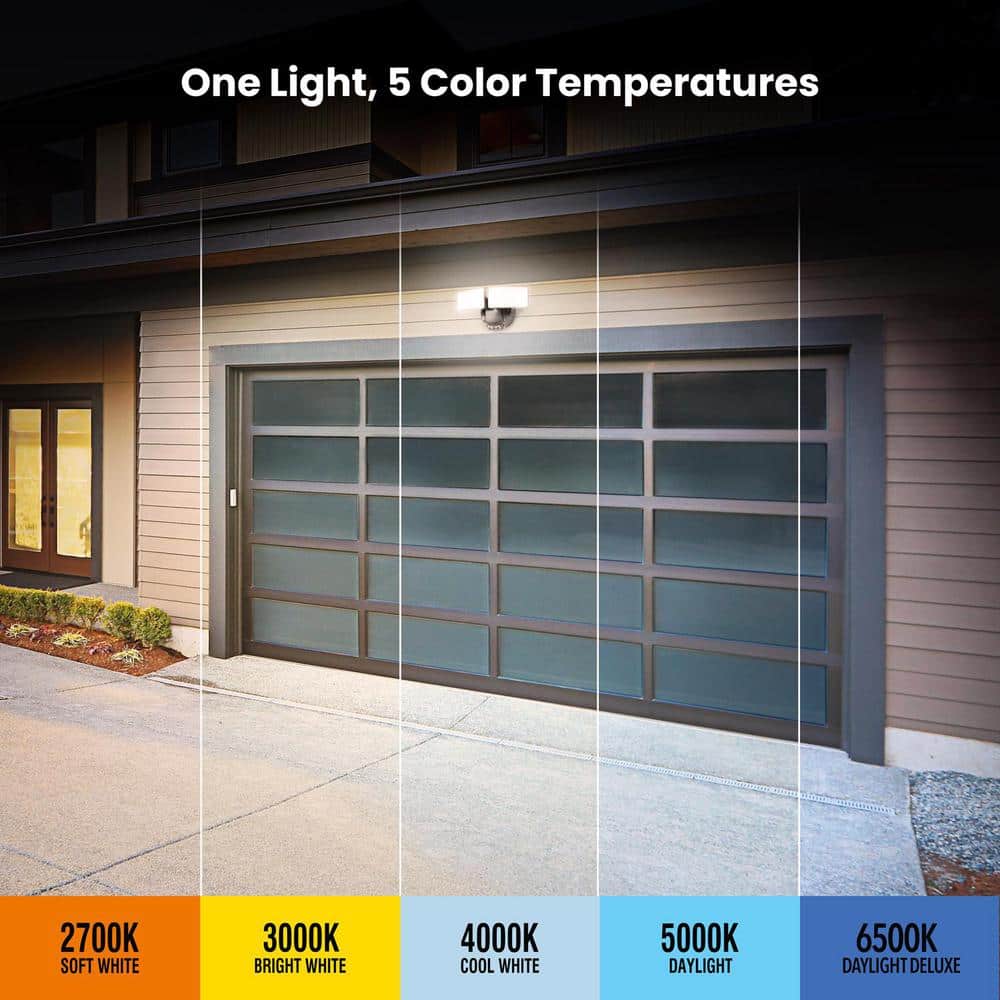 Feit Bronze Dual Head Motion-Sensing LED Security Light