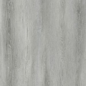 TruCore Grey 12 MIL x 7.3 in. W x 48 in. L Click Lock Waterproof Luxury Vinyl Plank Flooring (24.5 sqft/case)