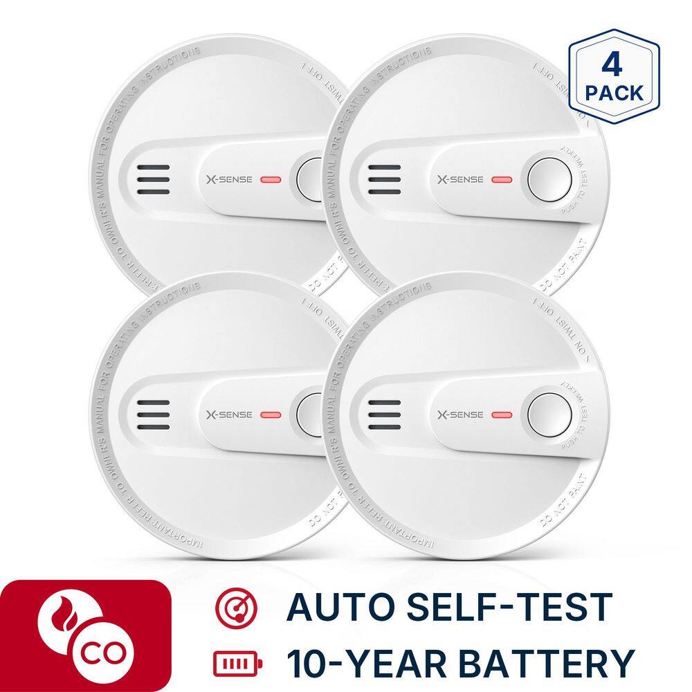 10-Year Battery Smoke Detector with Photoelectric Sensor and LED Warning Light 4 Pack SD21 price history on PriceWatchPro