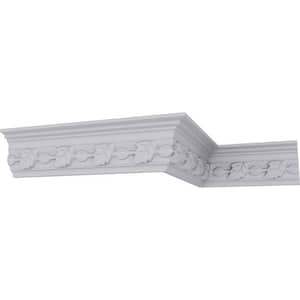 SAMPLE - 1-5/8 in. x 12 in. x 2-1/2 in. Polyurethane Legacy Crown Moulding