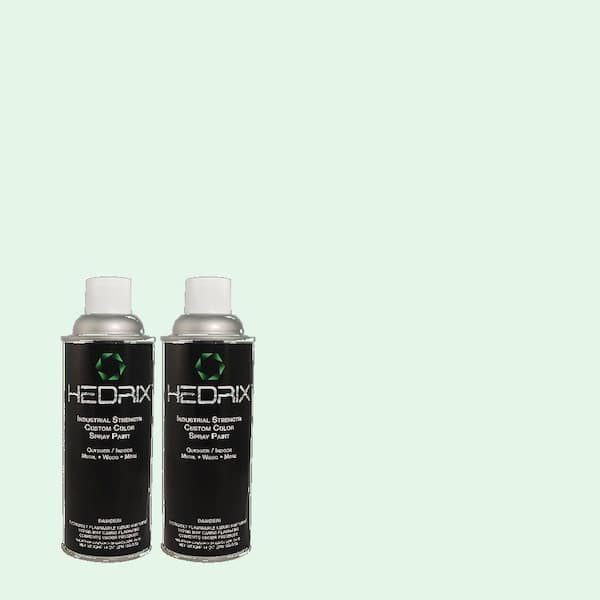 Hedrix 11 oz. Match of 1B49-1 Mild Jade Semi-Gloss Custom Spray Paint (2-Pack)