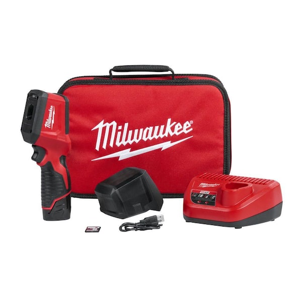Milwaukee M12 12-Volt Lithium-Ion Cordless Thermal Imager Kit W/(1) 1.5Ah Battery, Charger, Tool Bag