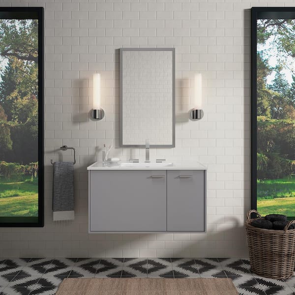 KOHLER Jute 36 in. Bath Vanity Cabinet Only in Mohair Grey