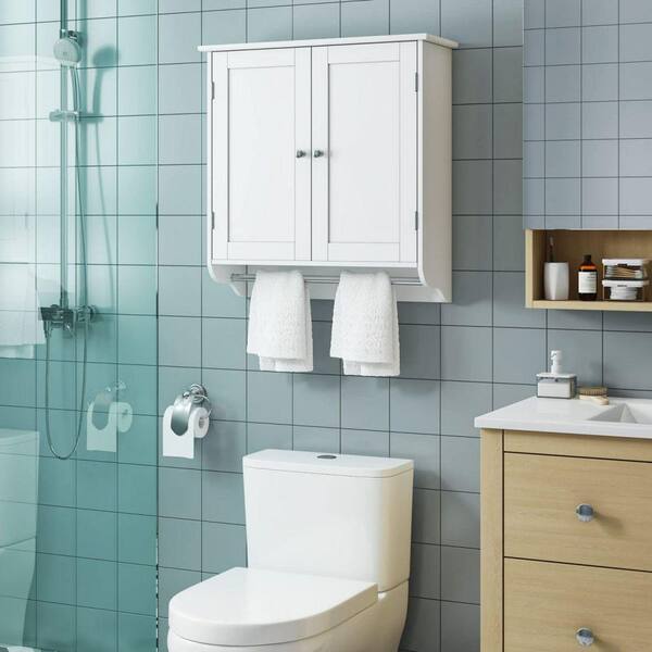 Dracelo 21.1 in. W x 8.8 in. D x 24 in. H Over the Toilet Bathroom