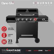 5-Burner Propane Gas Grill in Matte Black with TriVantage Multifunctional Cooking System