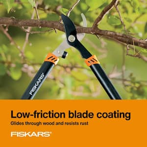 1-1/2 in. Cut Capacity Low-Friction Steel Blade, 28 in. Bypass Lopper with Non-Slip Handles