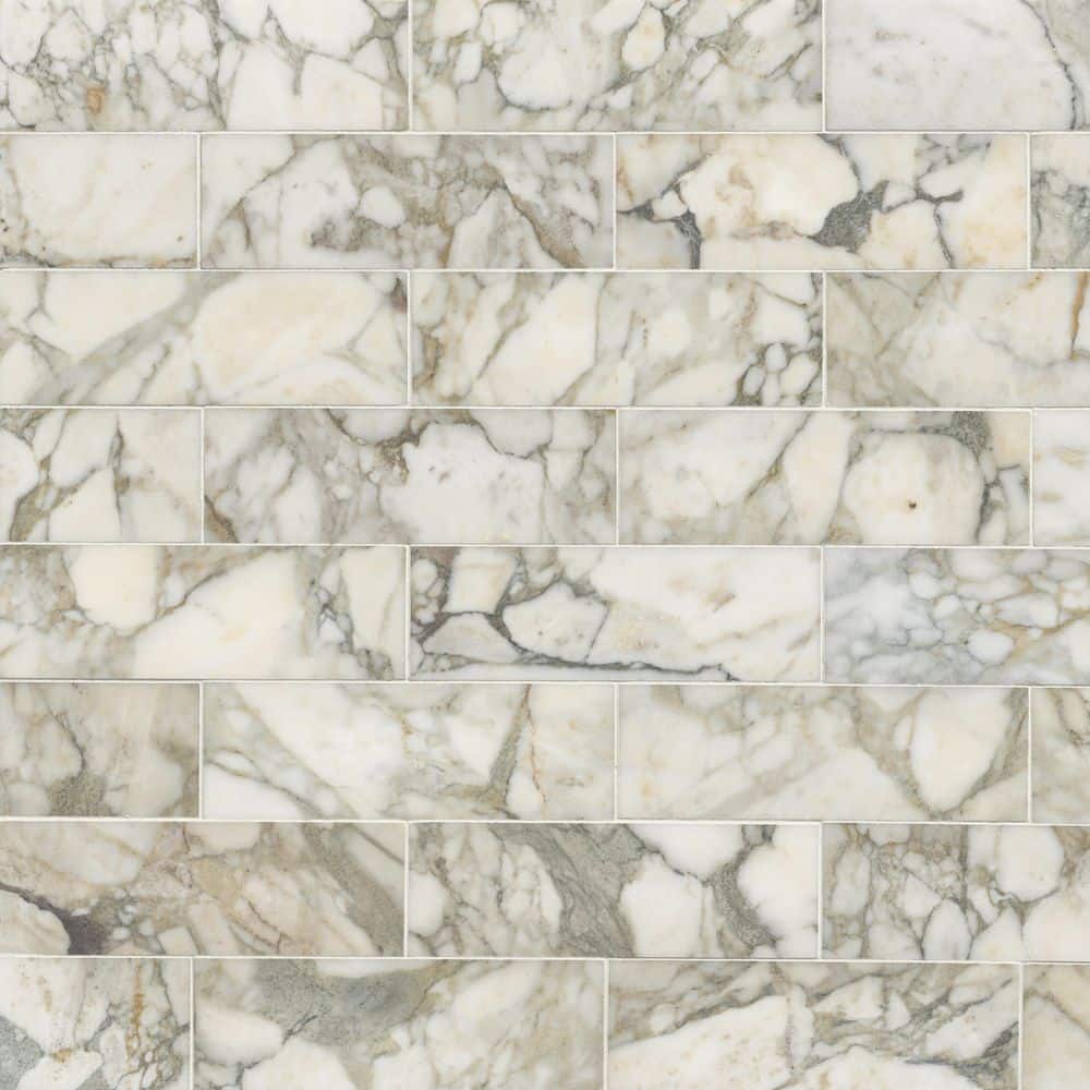 Coronado Green 4 in. X 12 in. Brick Joint Marble Mosaic Tile (5 SQ FT / Case) price history on PriceWatchPro