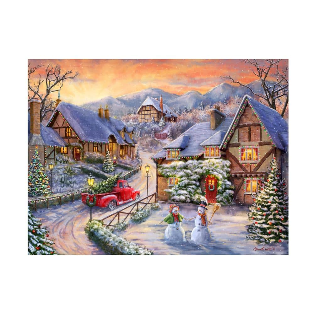 Thomas Kinkade Holiday - Santa Checking His List - 1000 Piece Puzzle –