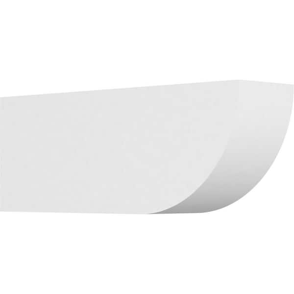 Ekena Millwork 4 in. x 6 in. x 16 in. Standard Durham Architectural Grade PVC Rafter Tail Brace