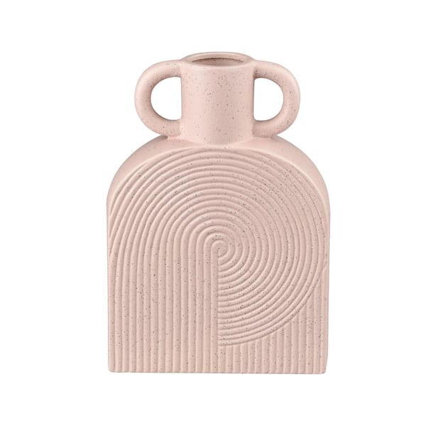 Unbranded Morris Ceramic 1.5 in. Decorative Vase in Pink - Medium