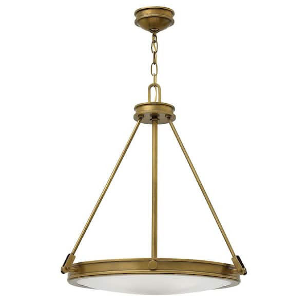 Collier 4-Light Heritage Brass Standard Mini Pendant