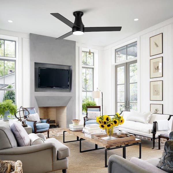 Minka-Aire Xtreme H2O 84 Inch Ceiling Fan - Coal Black Finish, DC Motor, Remote & Wall Control, Indoor/Outdoor