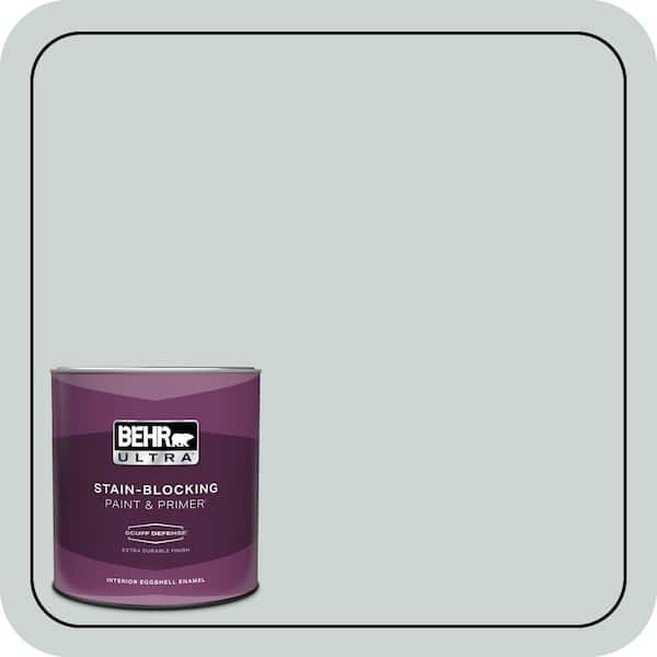 BEHR ULTRA 1 qt. #ECC-34-1 Pacific Mist Extra Durable Eggshell Enamel Interior Paint & Primer