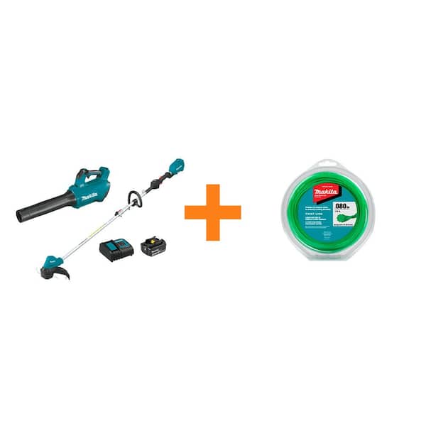 Makita 18V LXT Lithium-Ion Brushless Cordless String Trimmer (Tool-Only) with bonus 0.080 in. x 175 ft. Twisted Trimmer Line Makita 18V LXT Lithium-Ion Brushless Cordless String Trimmer (Tool-Only) with bonus 0.080 in. x 175 ft. Twisted Trimmer Line