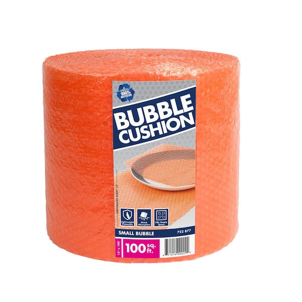 Pratt Retail Specialties 3/16 in. x 12 in. x 100 ft. Perforated Bubble Cushion Wrap